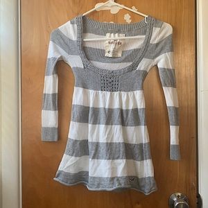 hollister babydoll milkmaid top